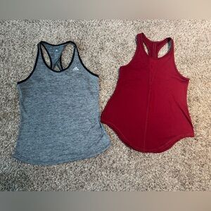 Adidas & Zyia Women's razerback size medium tanks